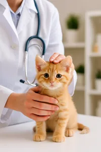 Cuidado preventivo y consulta veterinaria para gatos